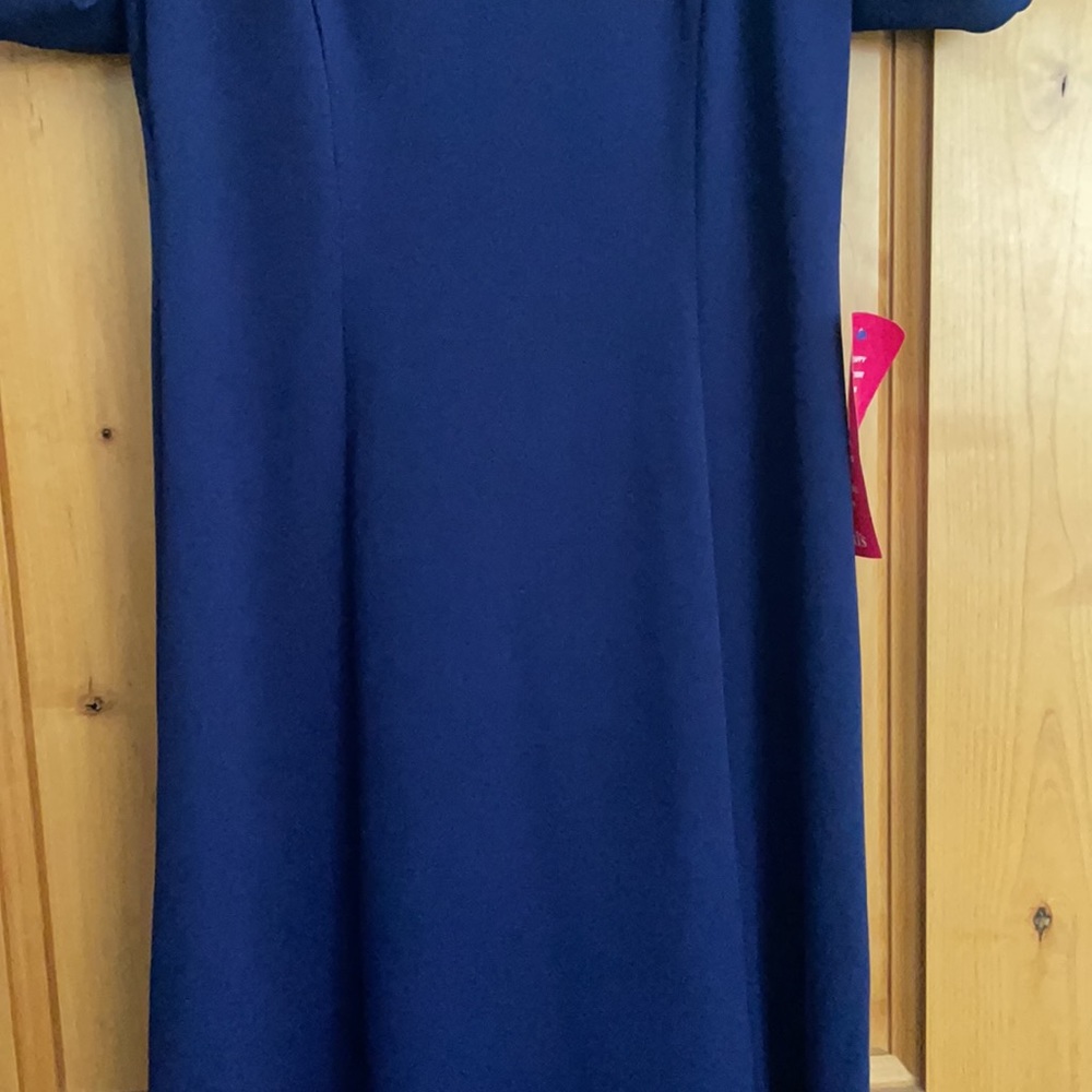 Badgley Mischka navy gown - Picture 9 of 9
